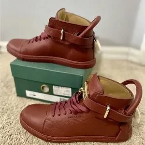 Buscemi | Shoes | Buscemi Mens 0mm Red Leather Sneakers